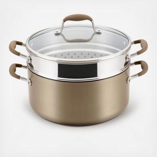 Advanced Home 3-Piece Nonstick Wide Stockpot Set