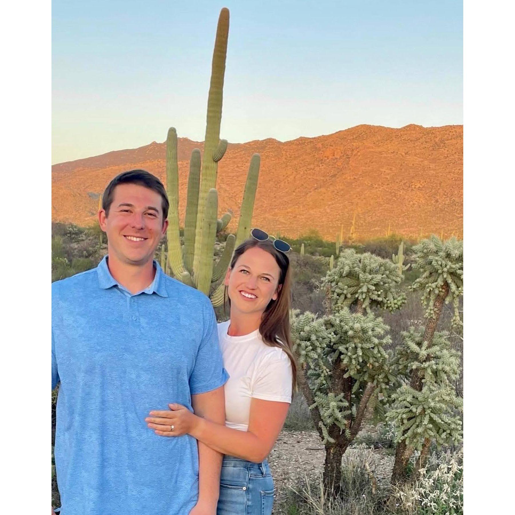 Saguaro National Park in Arizona spring 2023