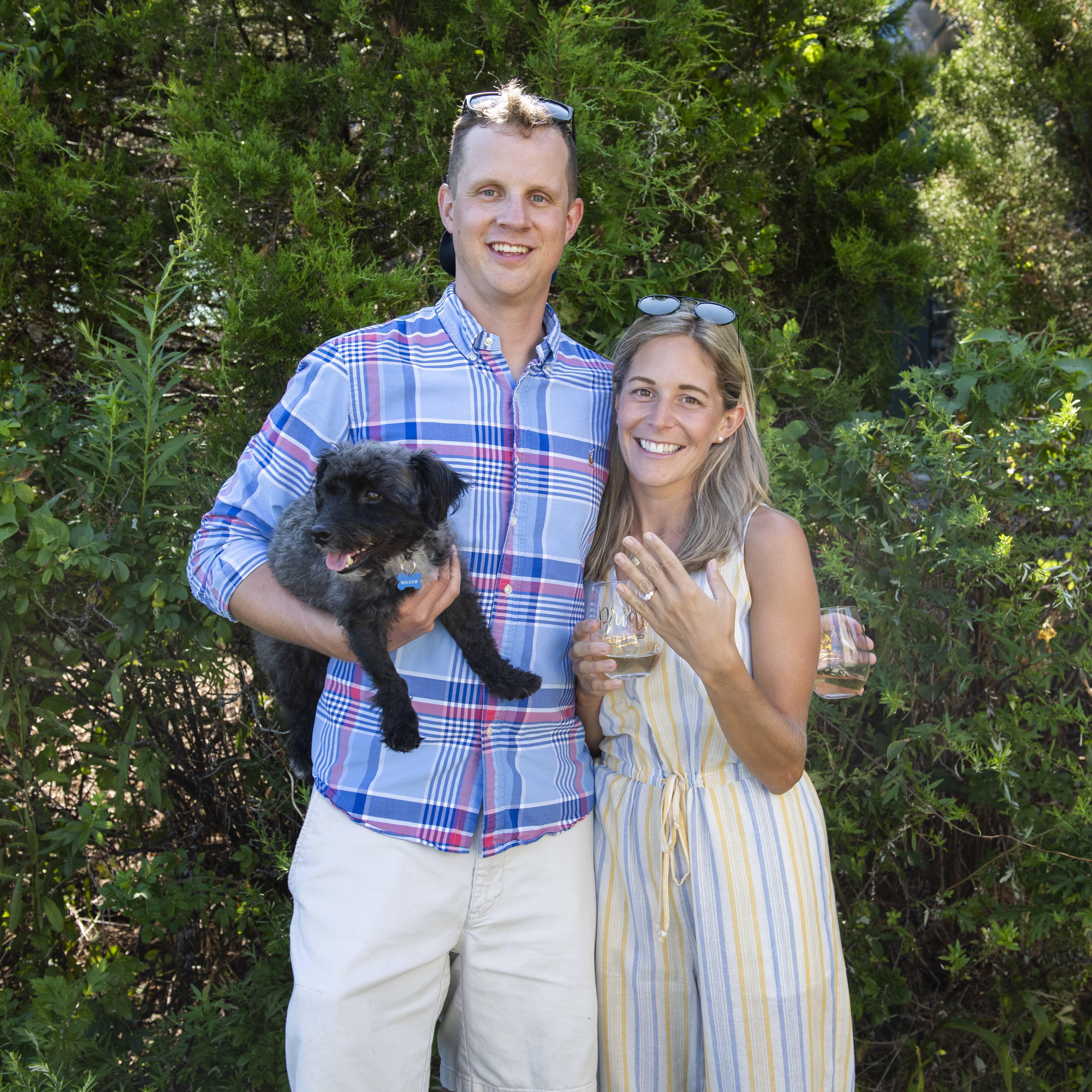 Willow could not have been happier to be part of the celebration! He was on his best behavior all day!