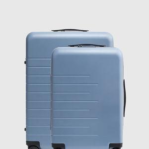 Carry-On & Medium Check-In Suitcase Bundle in Blue