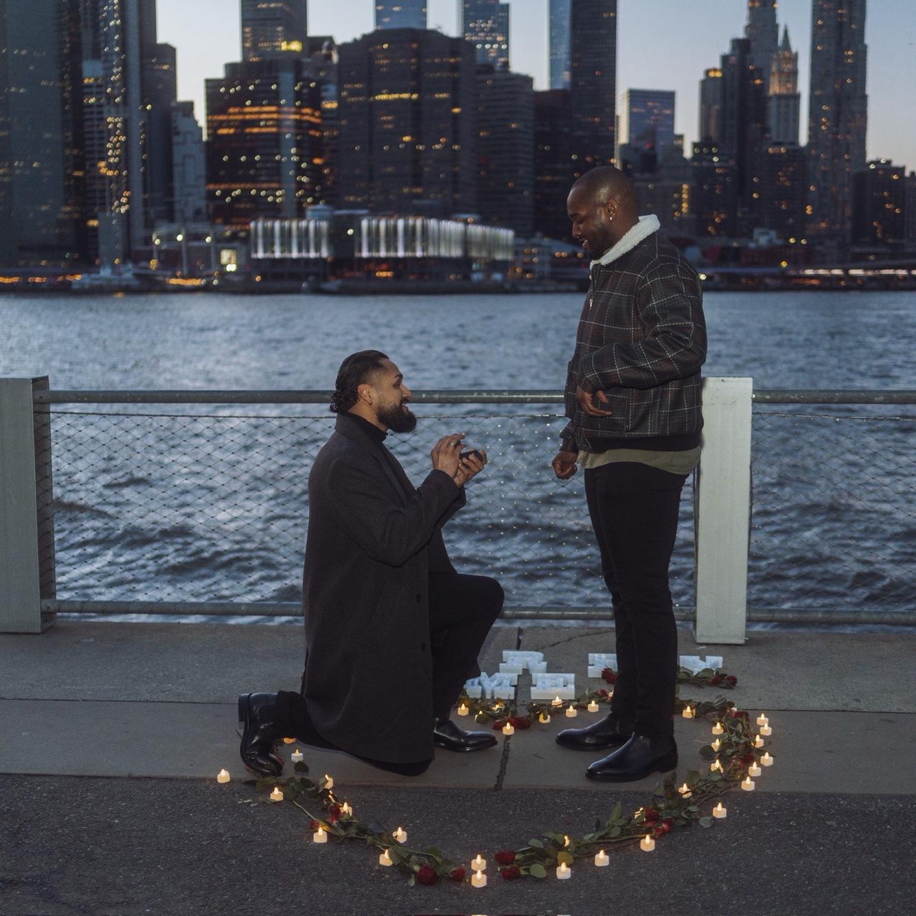 Remember this spot? I asked Ryan to marry me, and he said yes 🥰