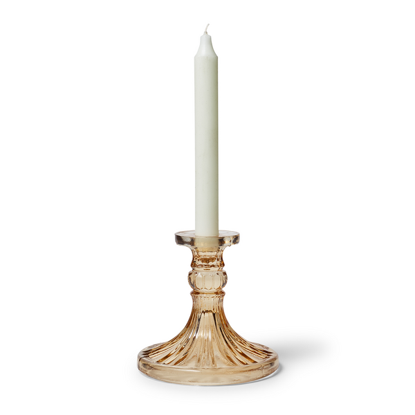 Sur La Table Gold Taper Candleholder, 5"