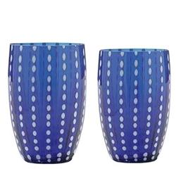 Italian Cobalt Perle Tumblers