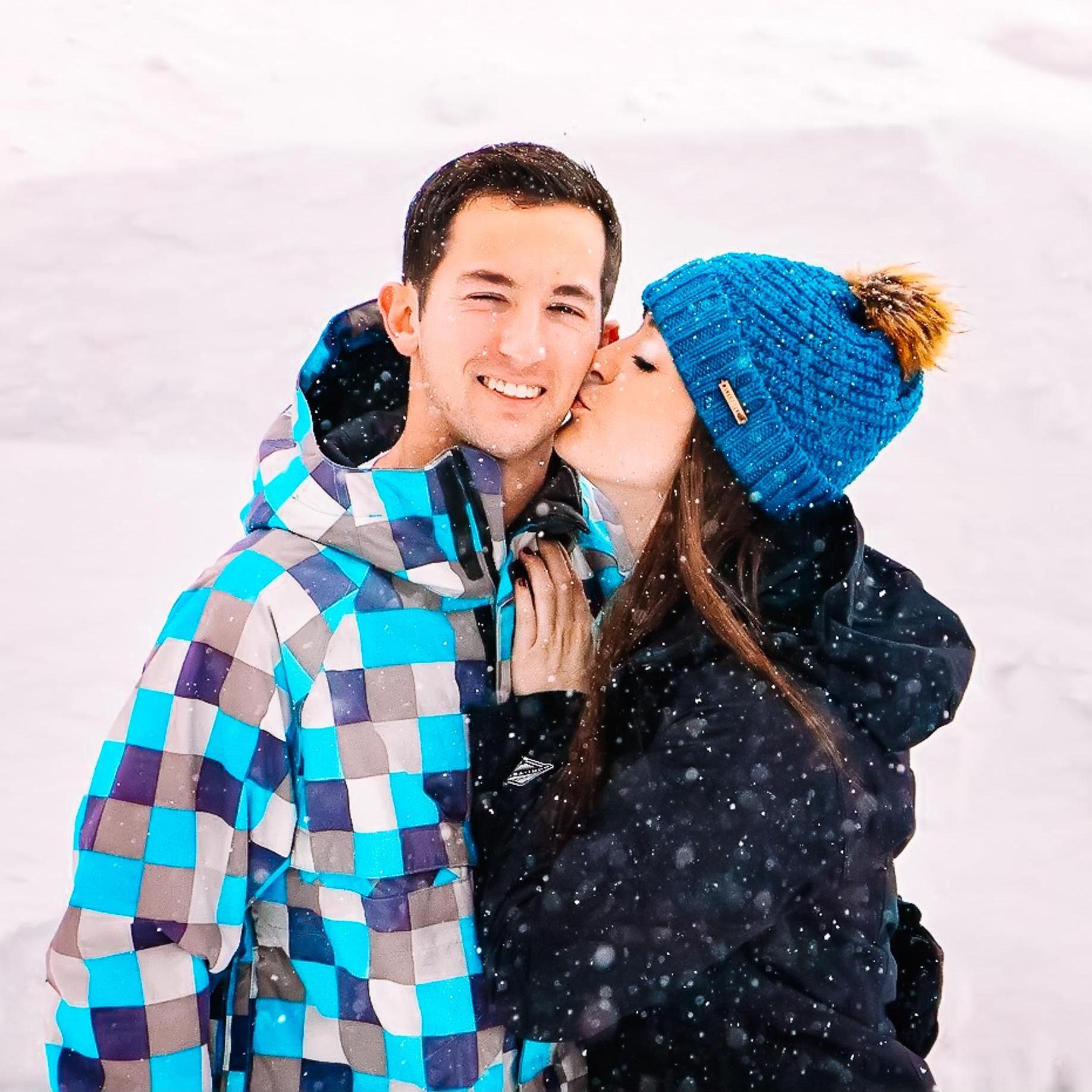 Back in Mammoth 2 years after we met for a family ski trip!