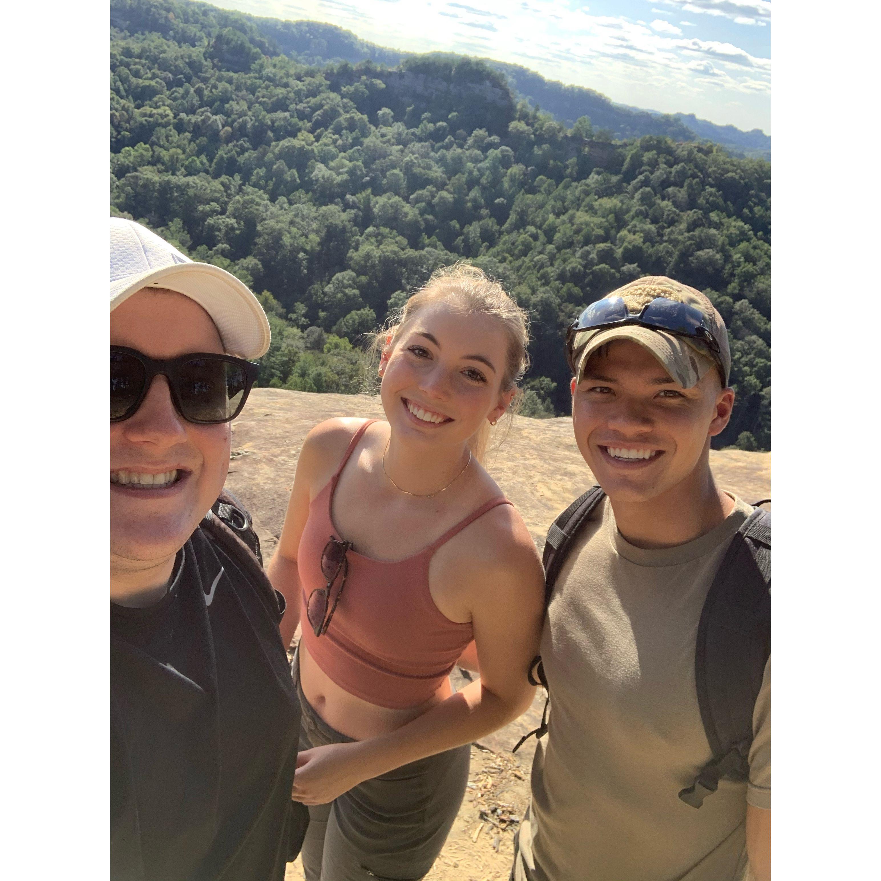Hiking Auxier Ridge with Michael, RRG, 2020