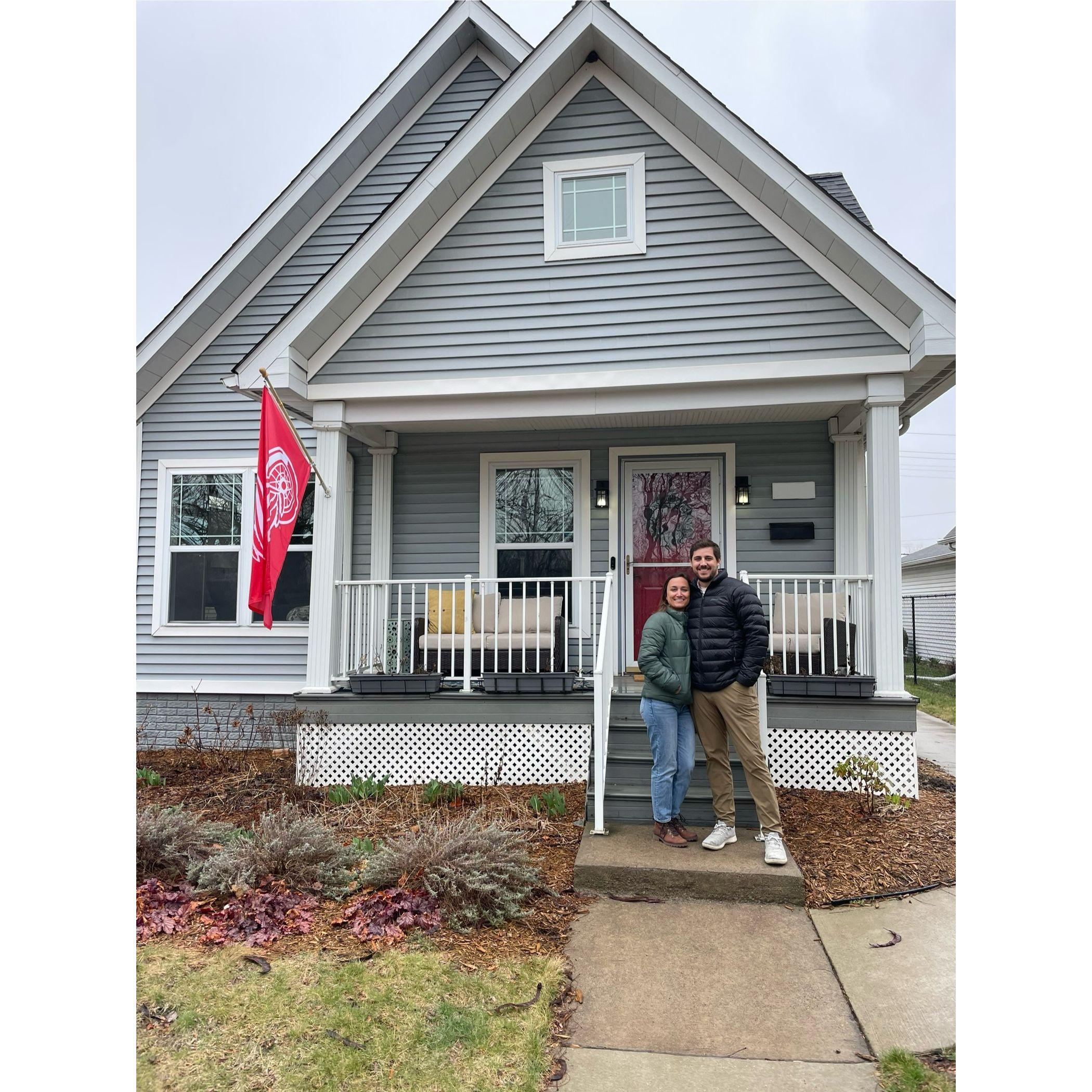 Our first home together. We've shared so many good meals and memories here!