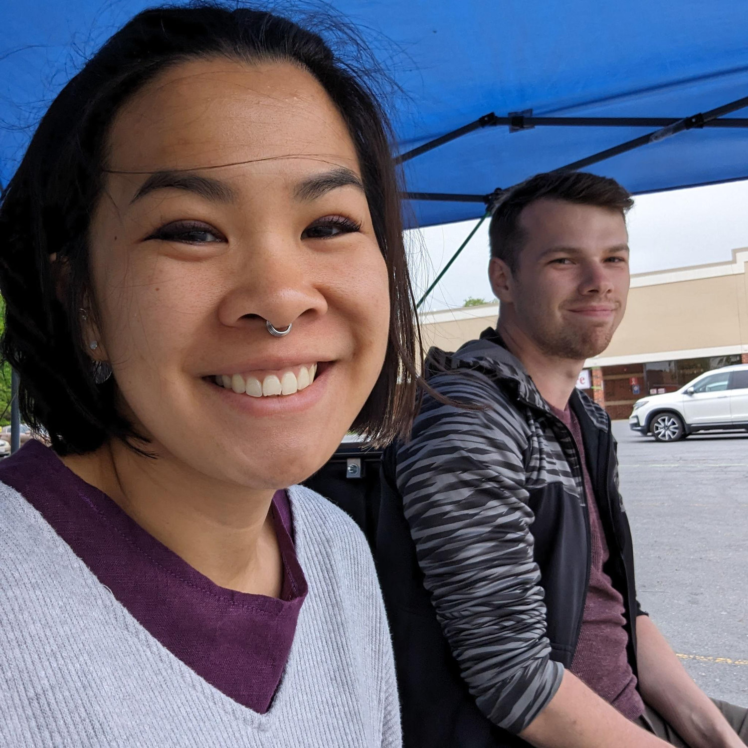 5 May 24: Thomas and I were canvassing for our dear friend, Ashwani.