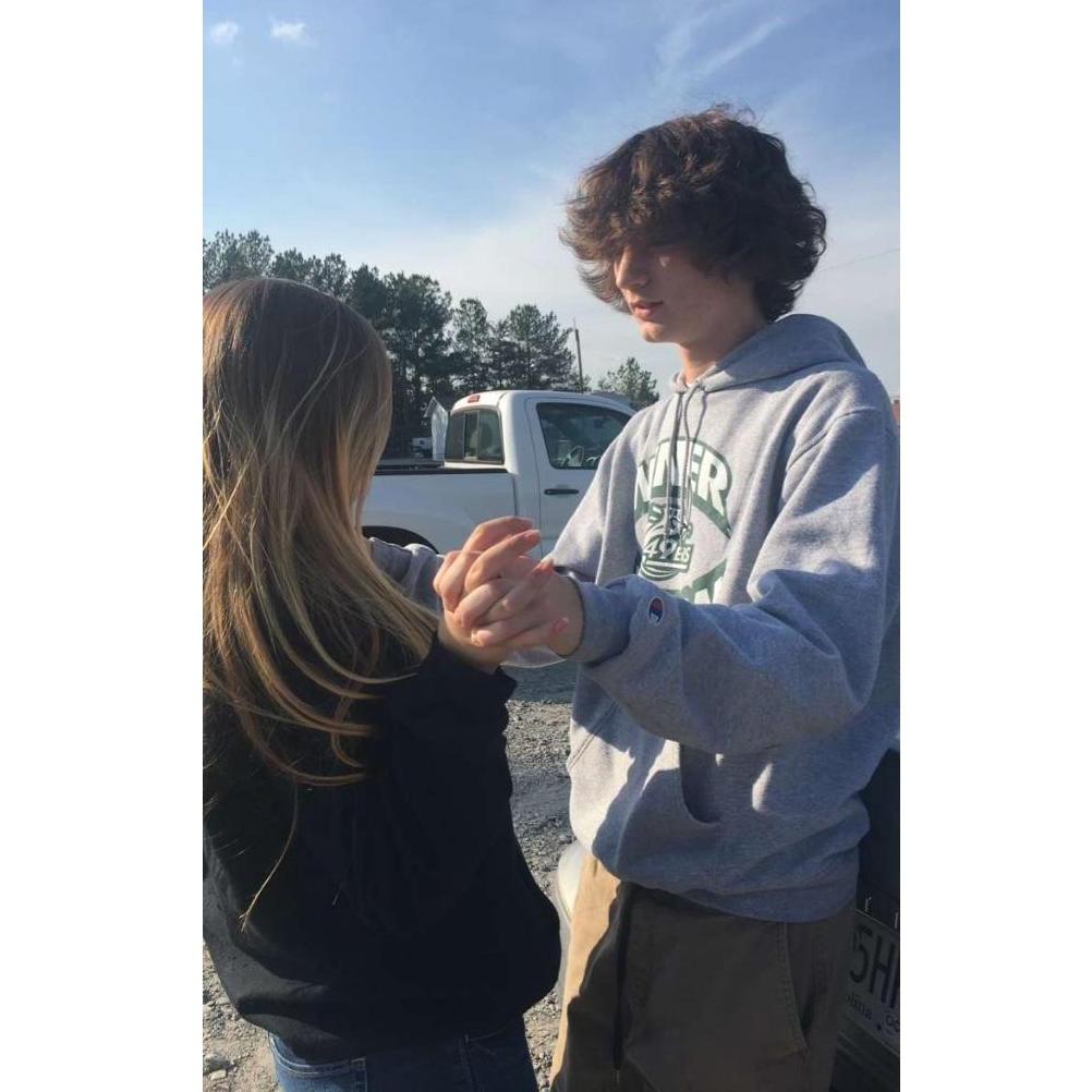 Spending time after school in the parking lot waiting on traffic to die down. October 31, 2016