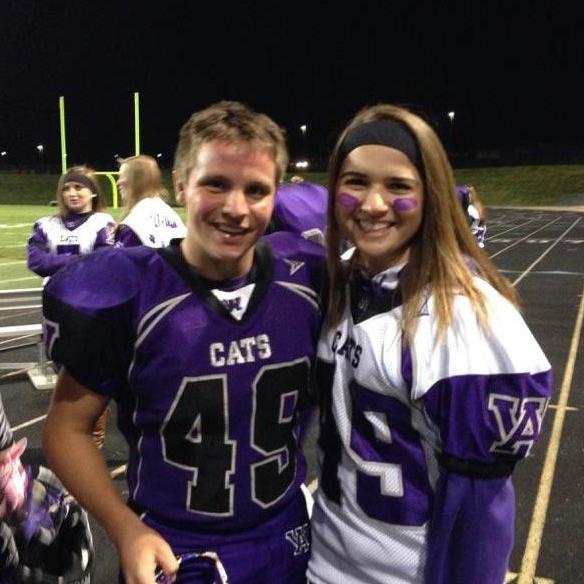 Sophomore year homecoming football game