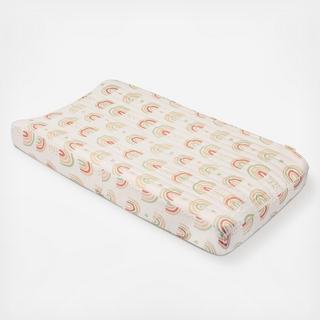 Parker Rainbow Quilted Change Pad Cover