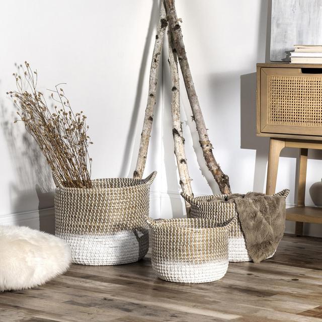 Kia 3-Piece Seagrass Basket Set