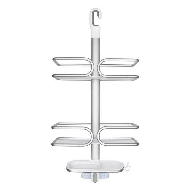 OXO Good Grips® 3-Tier Shower Caddy in Aluminum