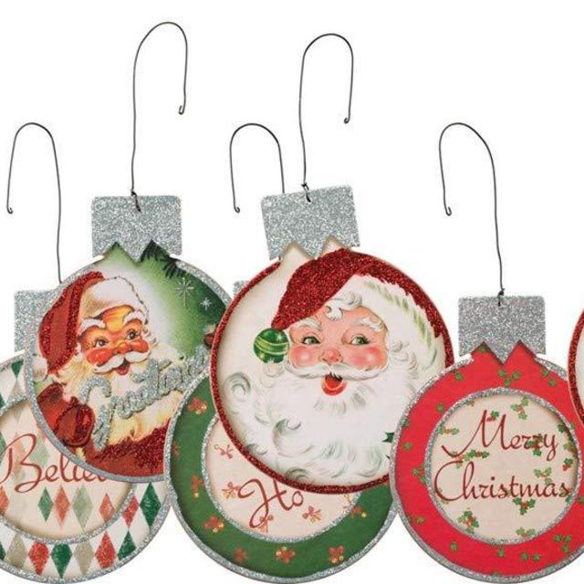 Primitives by Kathy Vintage Oraments, Santa