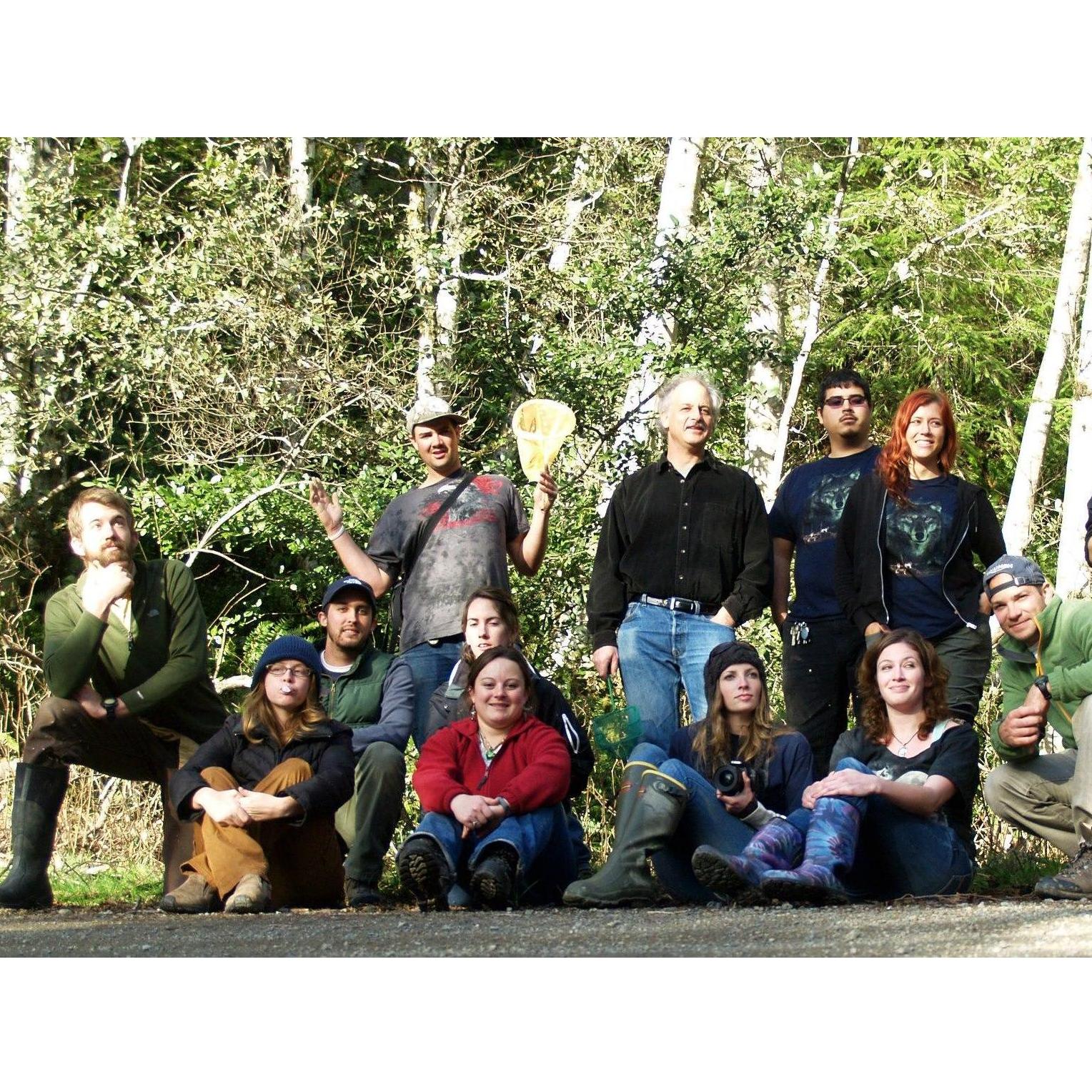 Out looking for salamanders in Humboldt with friends