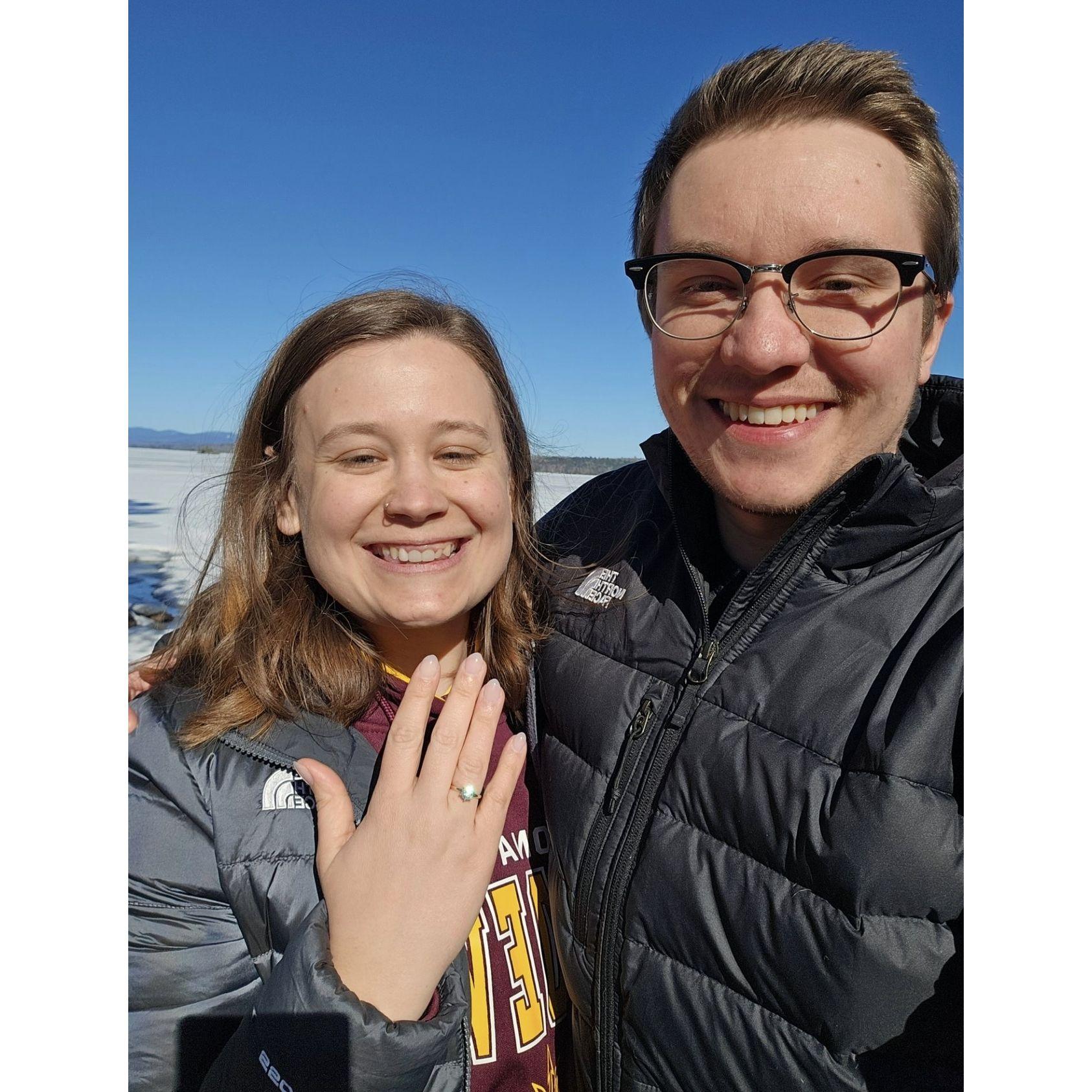 WE'RE ENGAGED!!!