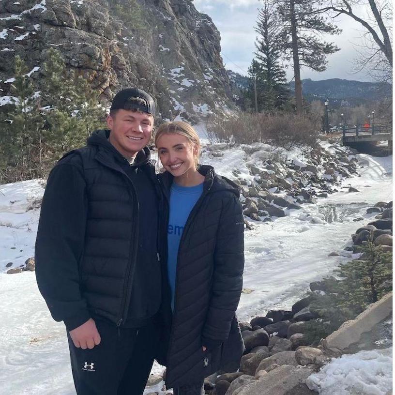 A picture of us in Estes Park when we first started dating!