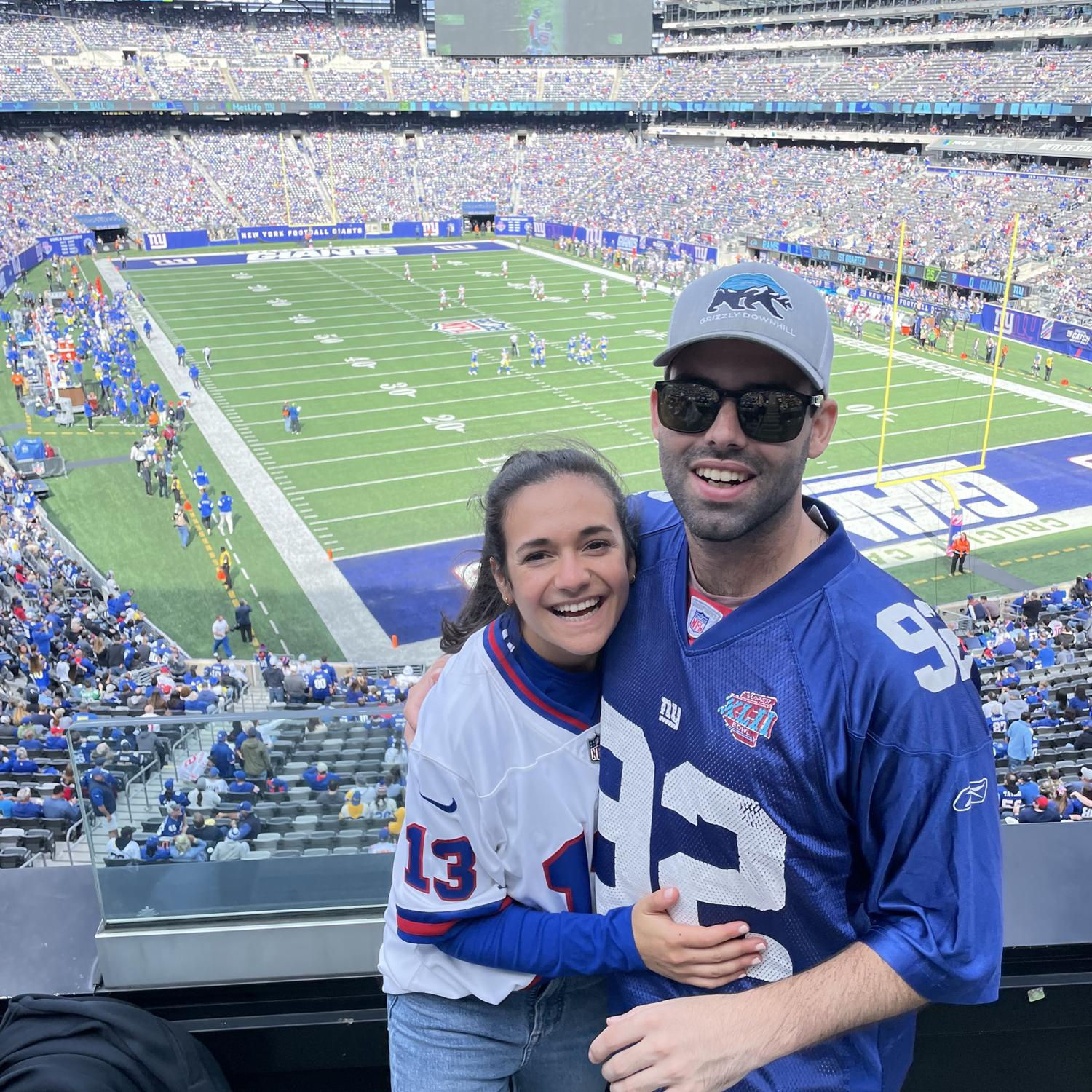 Alix's first Giants game