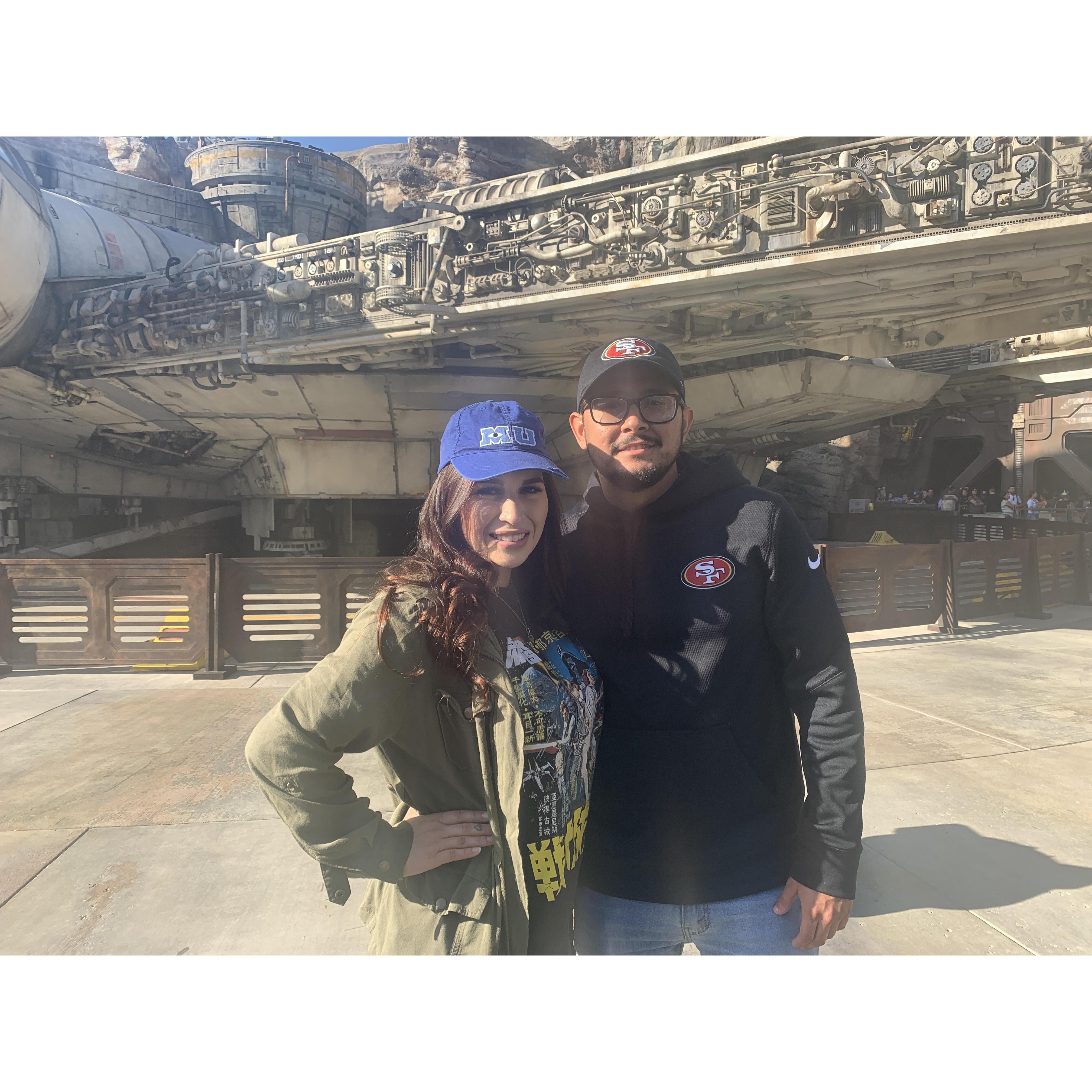 We both share a love for Disneyland! If you know Papas you know he is a huge Star Wars fan!