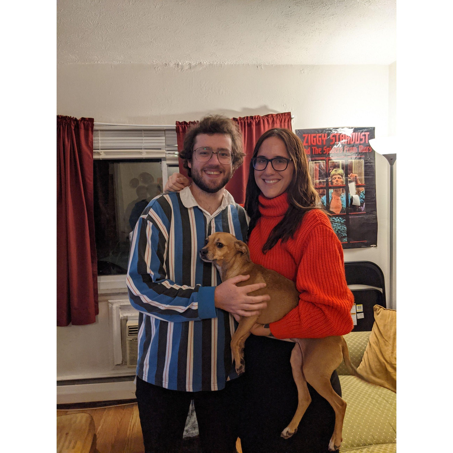 October 2021, two months after we had met