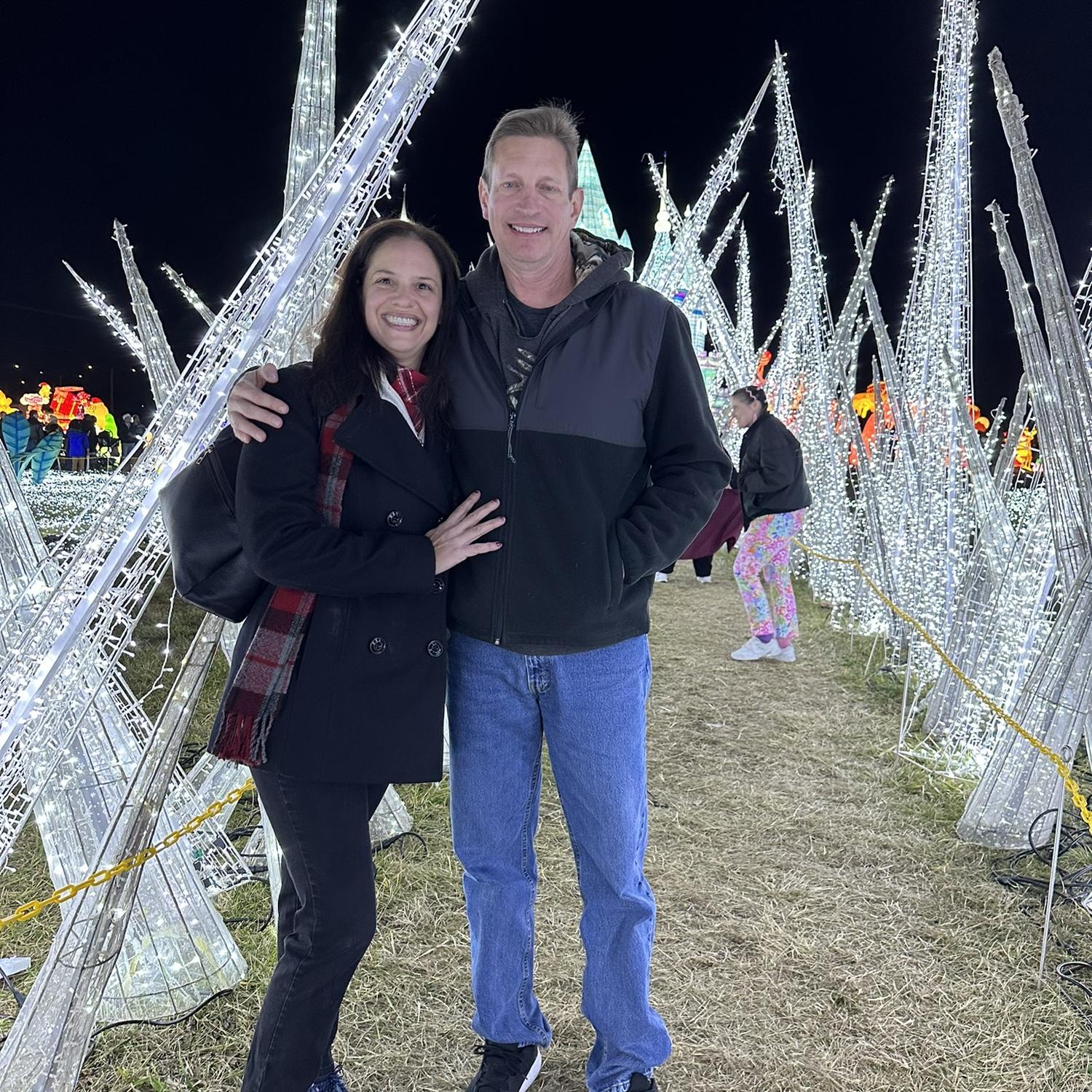 Holiday lights event