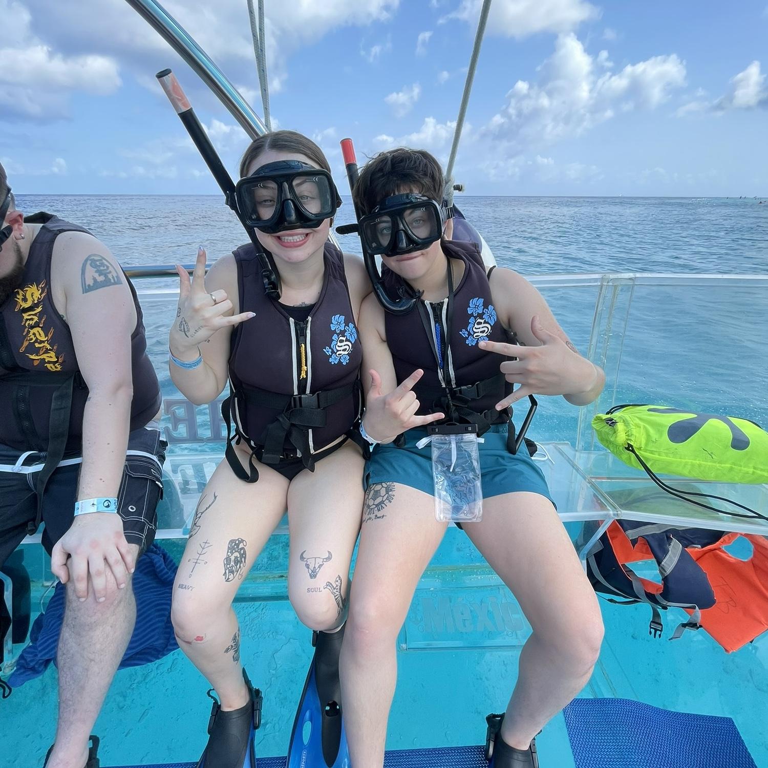 Snorkeling in Cozumel!