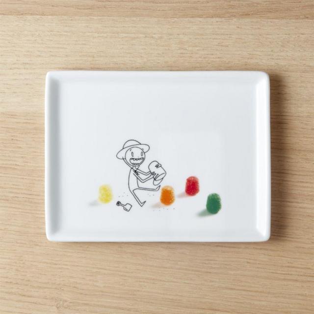 oliver gumdrop castles appetizer plate