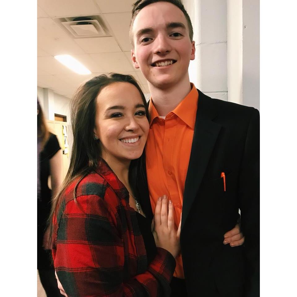 Charlie at Quinn's high school performing with the Maine Steiners! Maranacook High School, Readfield, ME