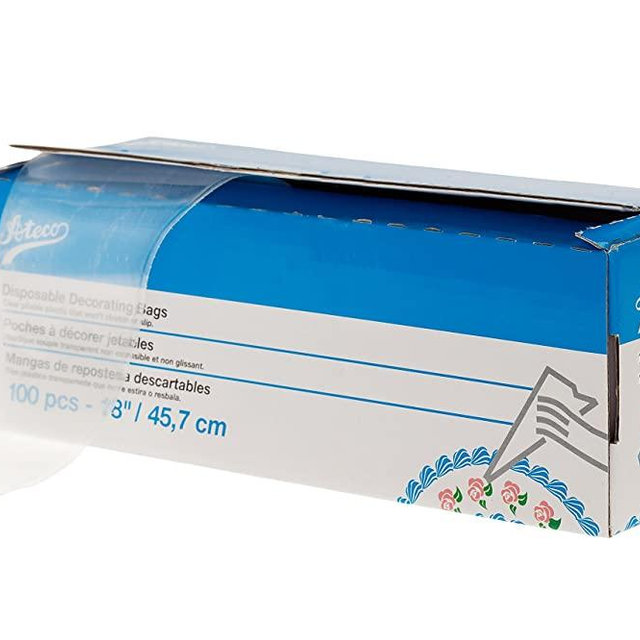 Ateco Disposable Decorating Bags, 18-Inch, Pack of 100