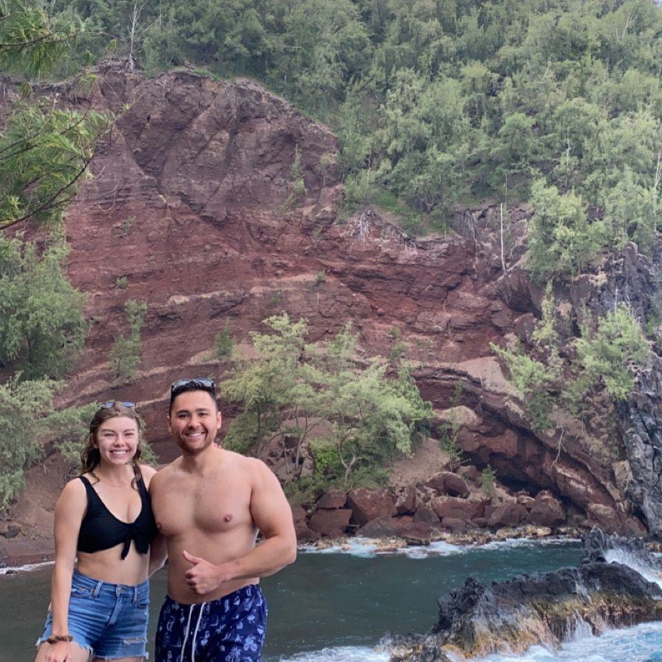 We spent our two-year anniversary soaking up the sun and salt water in Maui.