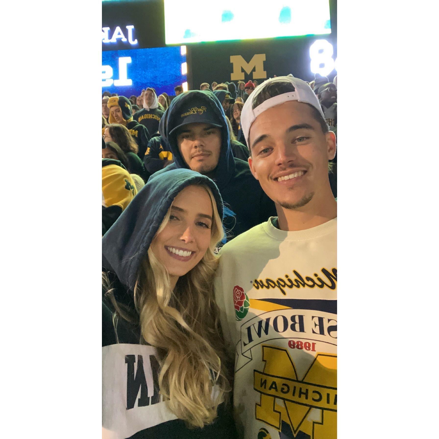 10/29/2022: Michigan v Michigan State football game & Halloween in Ann Arbor, MI.