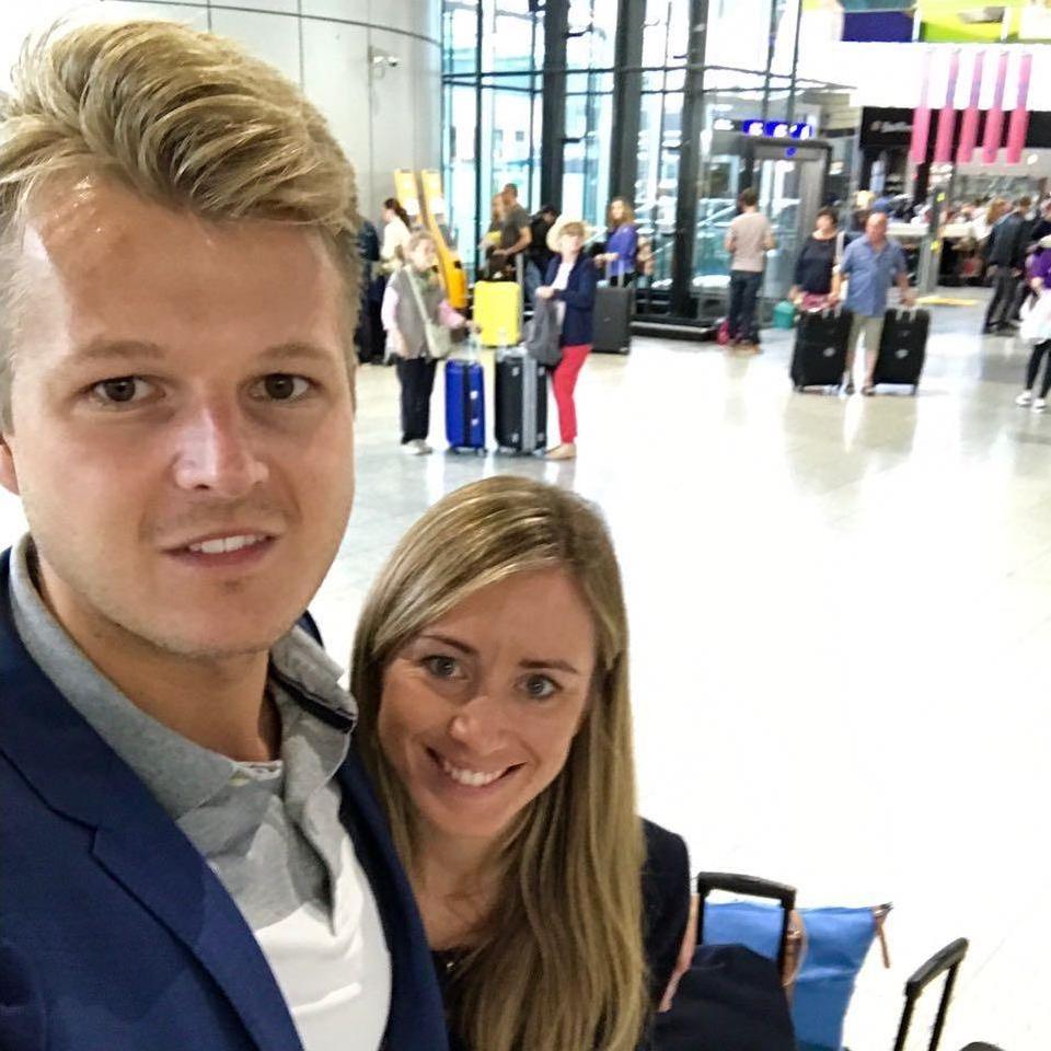 Unsere Reise in das neue Leben in Kalifornien beginnt (August 2017, Frankfurter Flughafen)