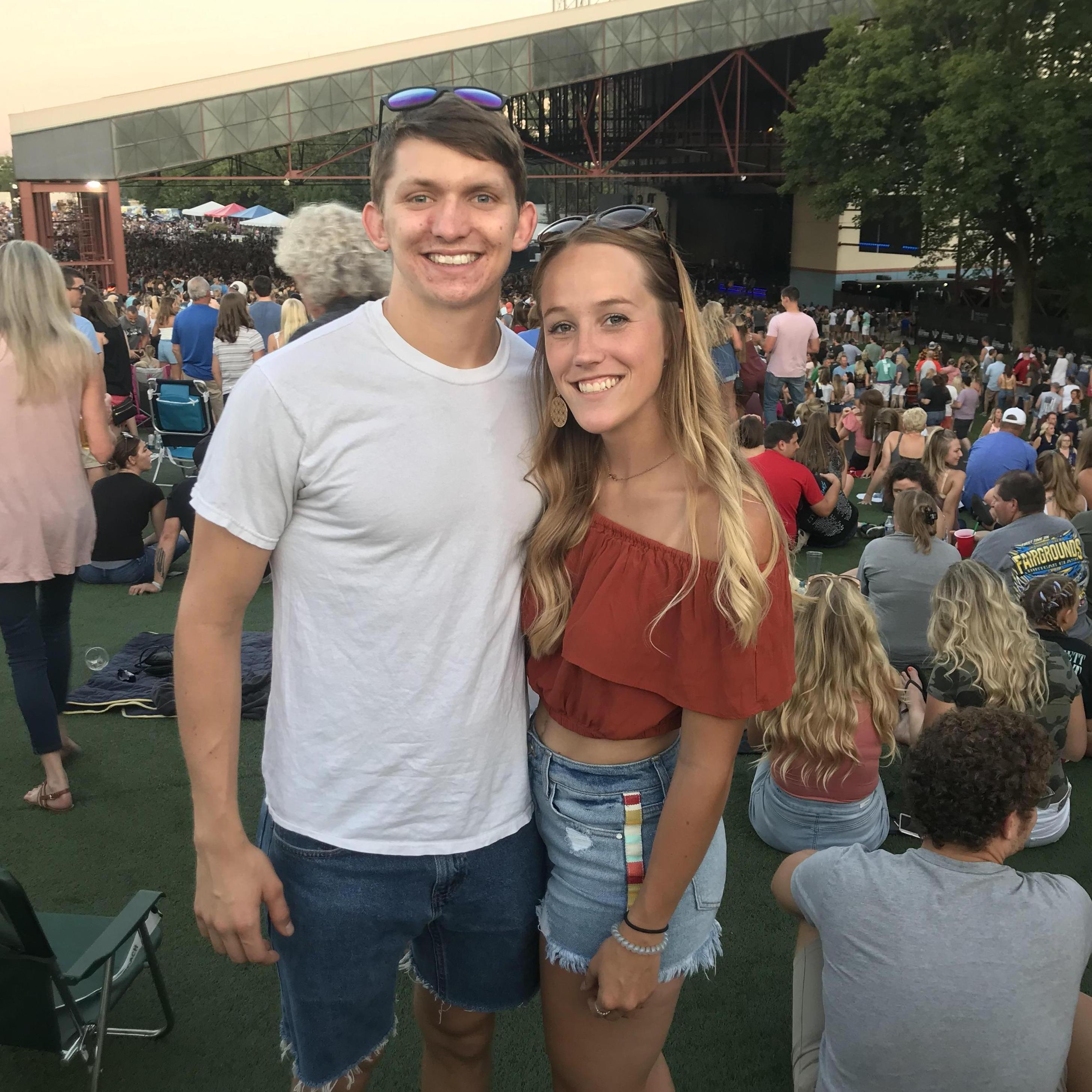 Thomas Rhett concert in August 2019! Got to hear one of our favorite songs together <3