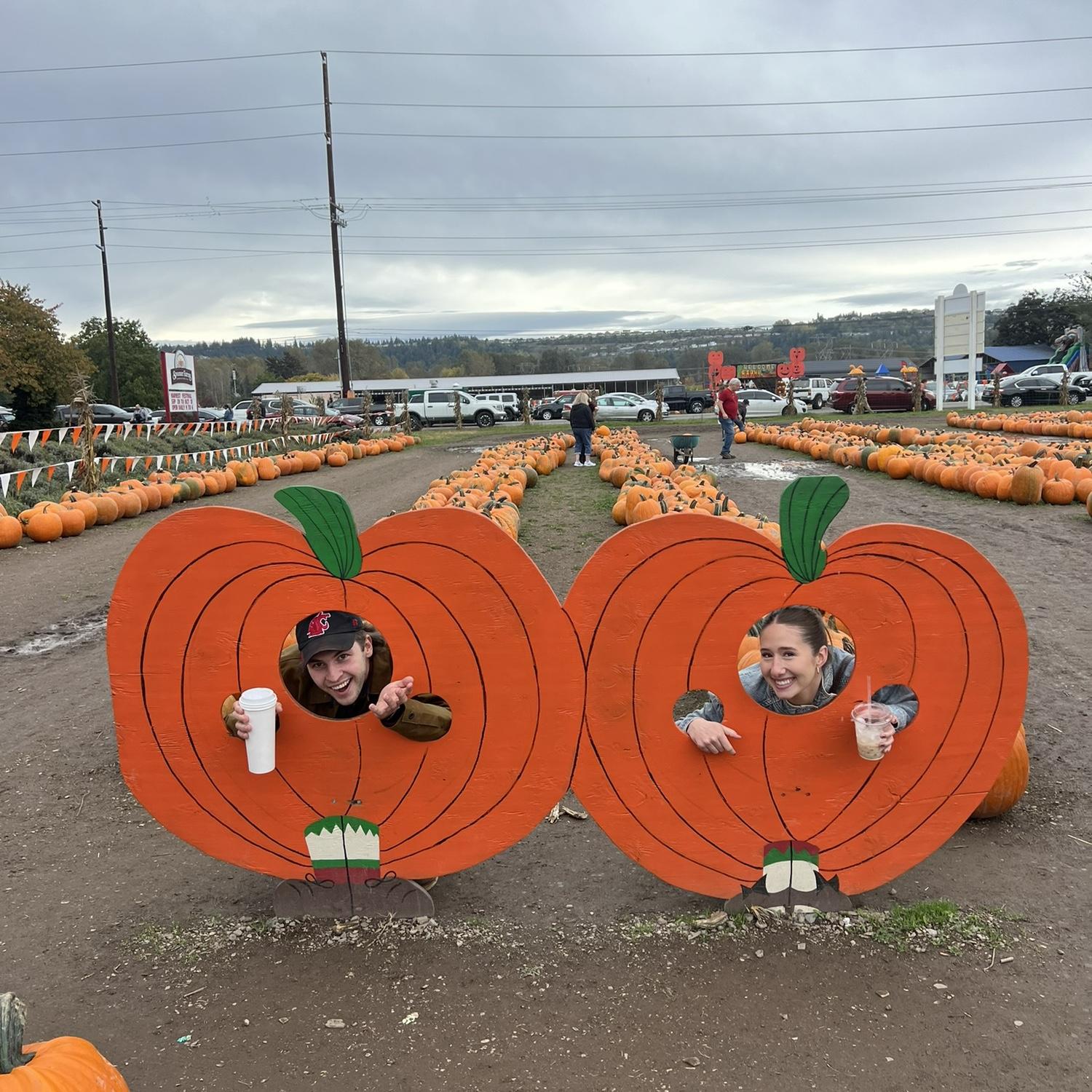 Picked some good pumpkins and lots of apple cider, Thomas’s favorite.❤️