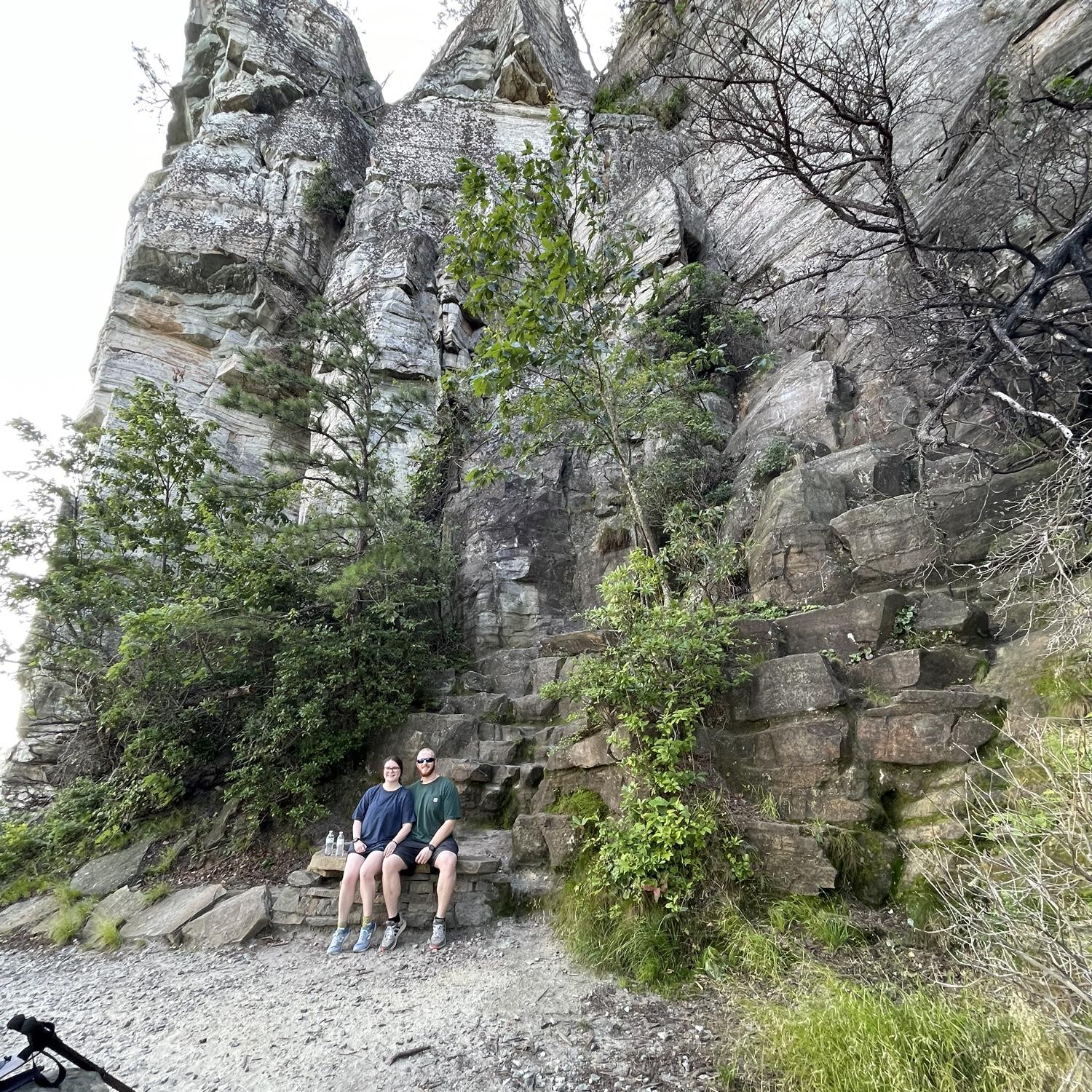 Hiking pilot mountain