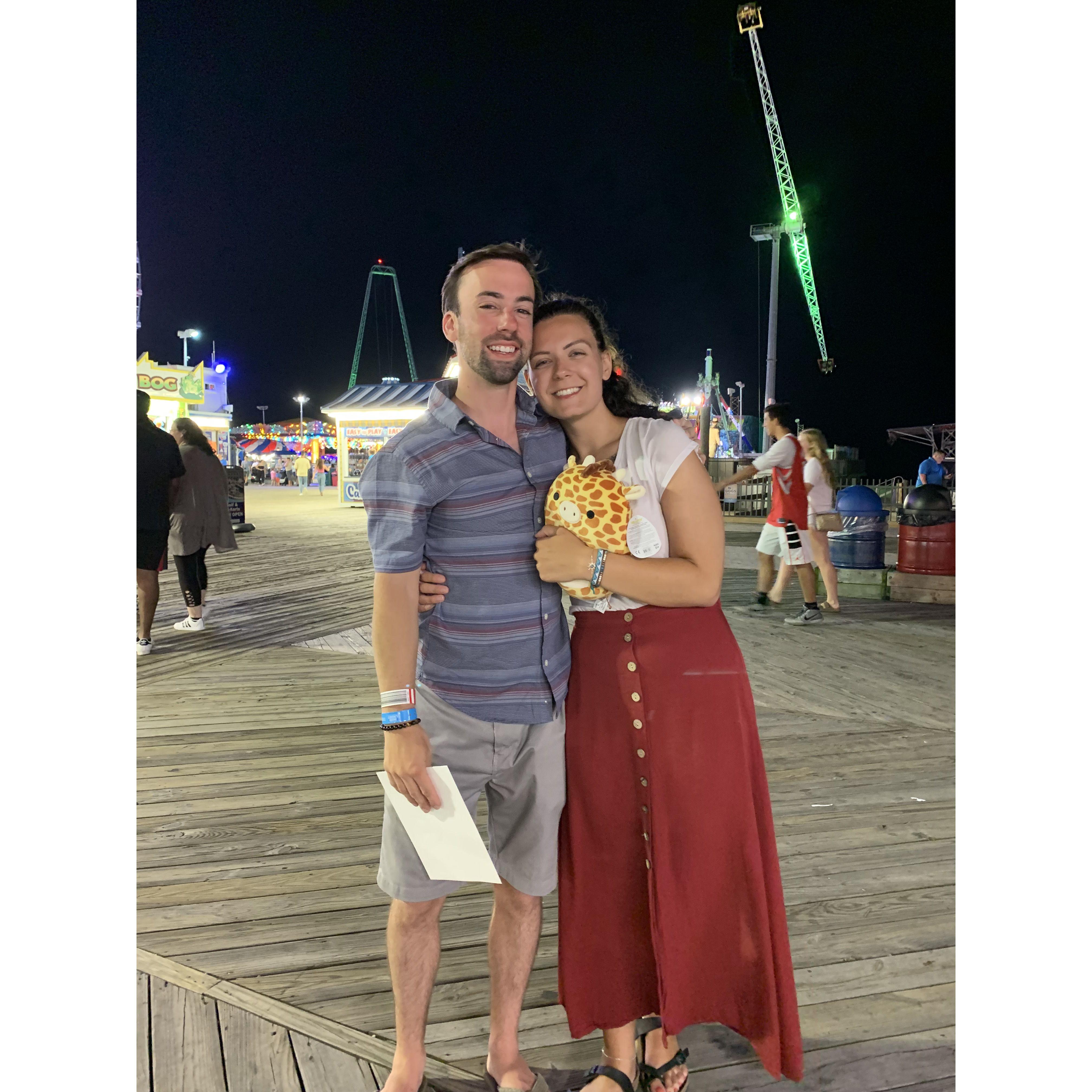 The first family vacation I joined down in Lavalette