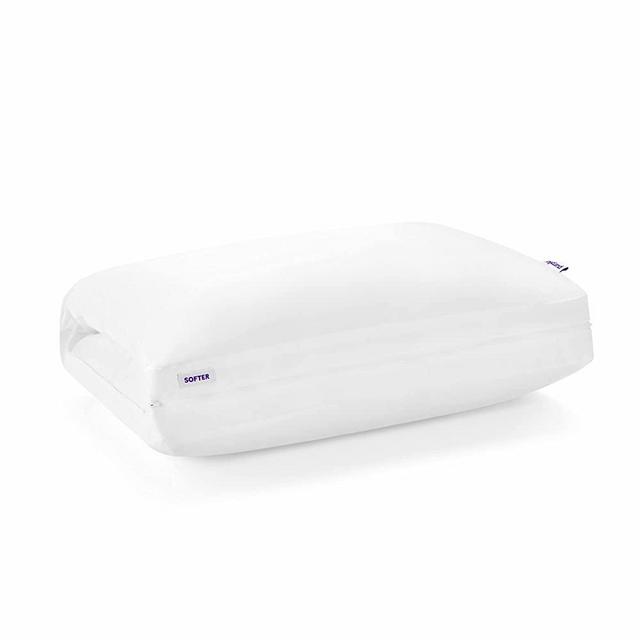 Purple TwinCloud Pillow | Adjustable Support, Perfect Guest Room Pillow, Two Pillows in One