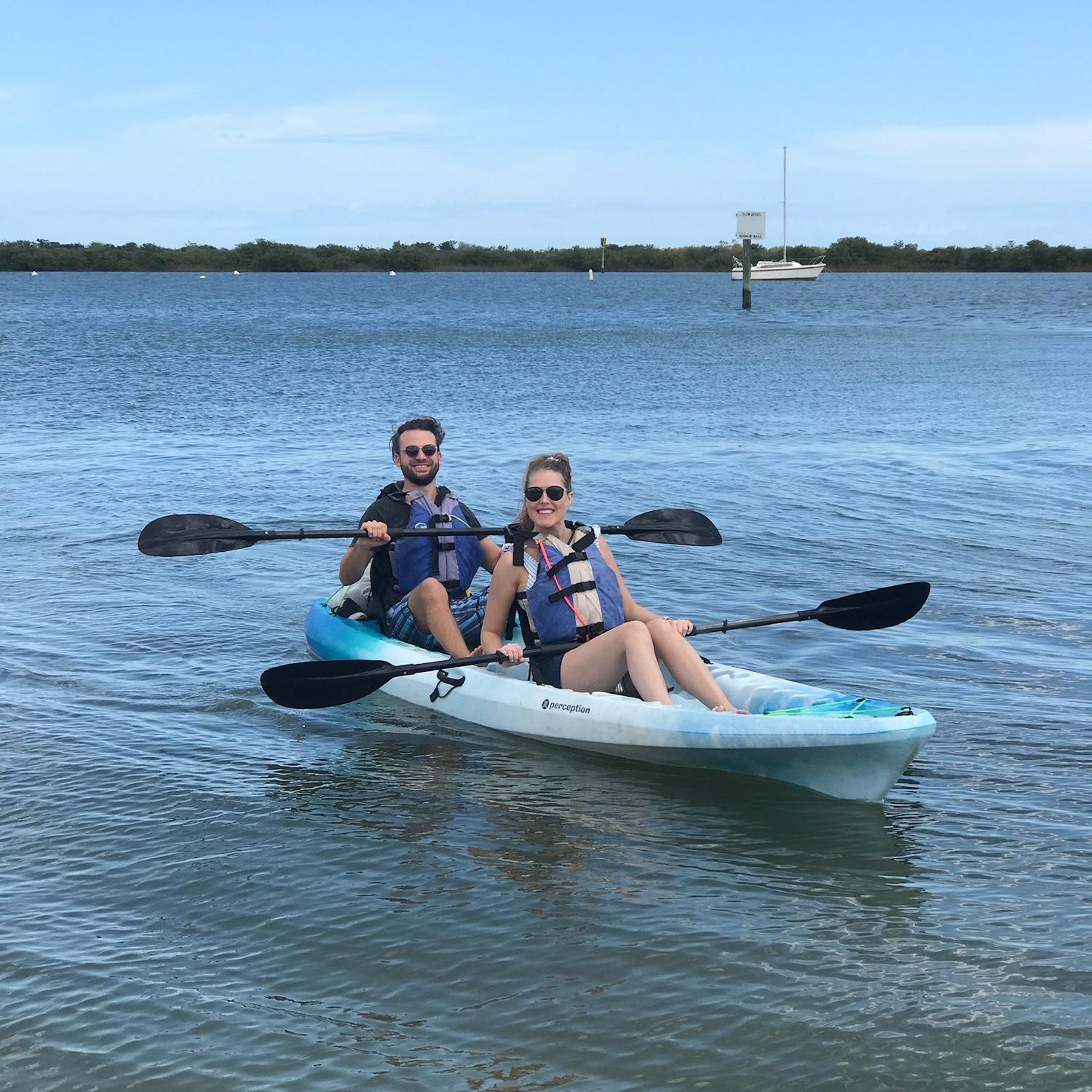 Kayaking in St Augustine February 2020