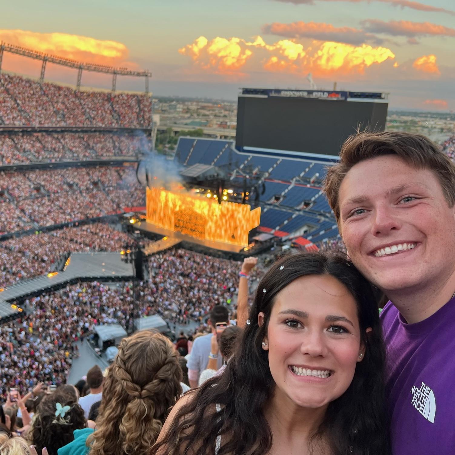 We are at Mile High during the Eras Tour