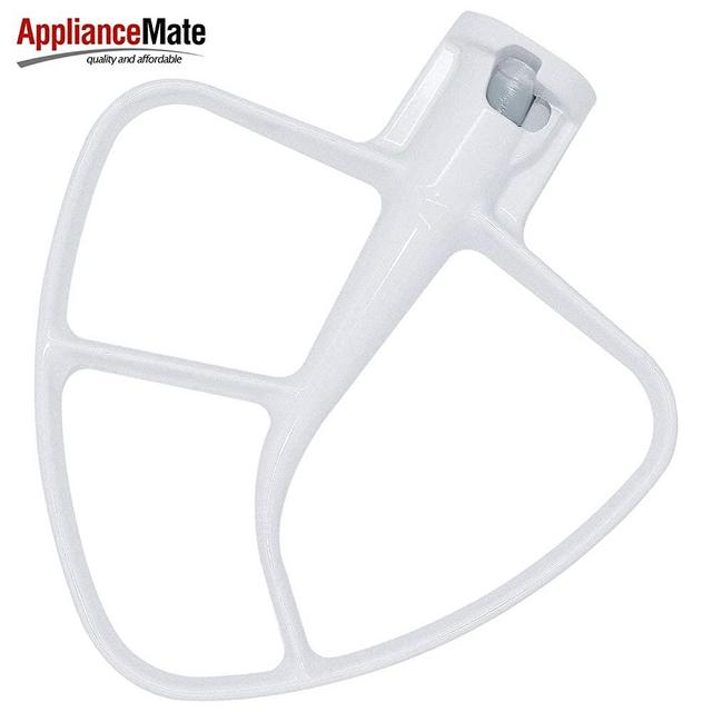K45B Coated Flat Beater Compatible With Kitchen Mixer Aid 4.5-Qt,Tilt Head Stand Mixer Replace w10672617,9708470 By Appliancemate