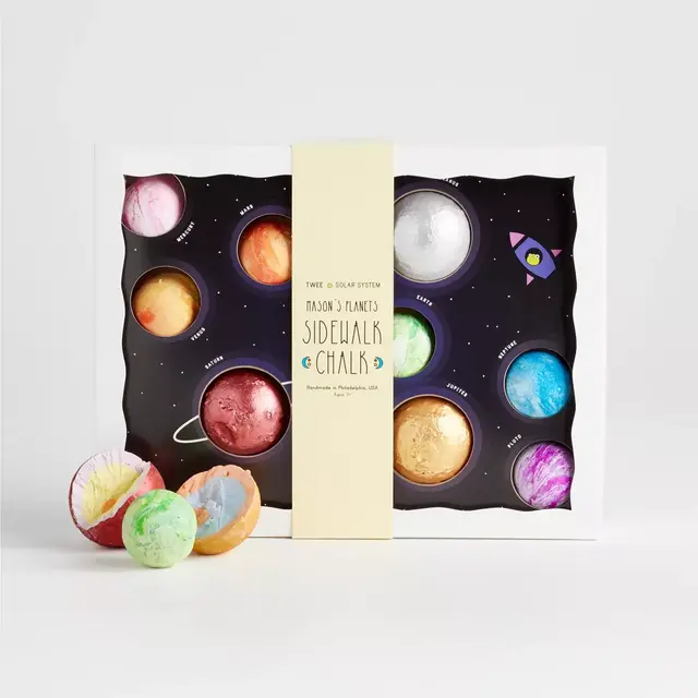 Solar System Sidewalk Chalk Set