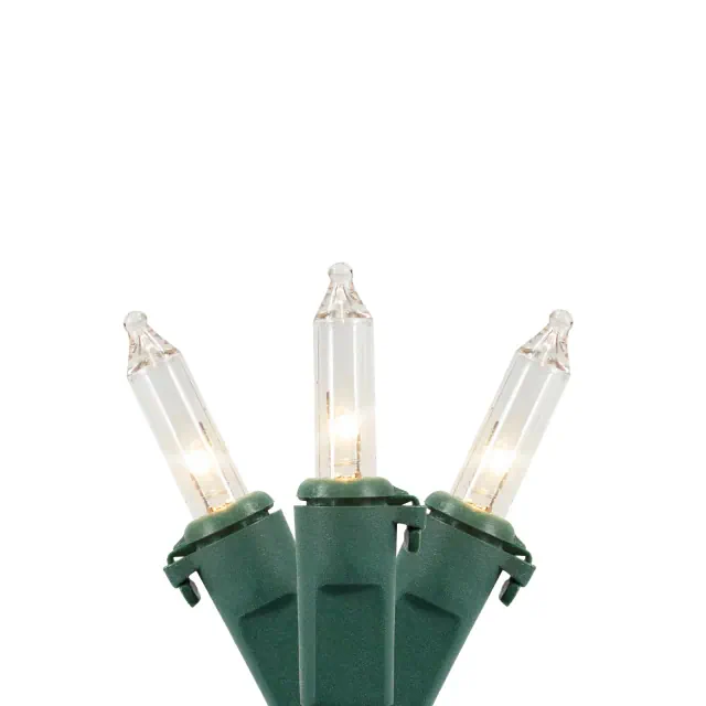 Northlight 100ct Decorative Mini Christmas Lights Clear - 20.25' Green Wire