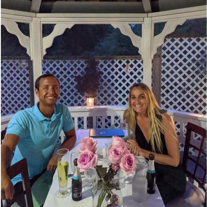 Our first night as an engaged couple!!!