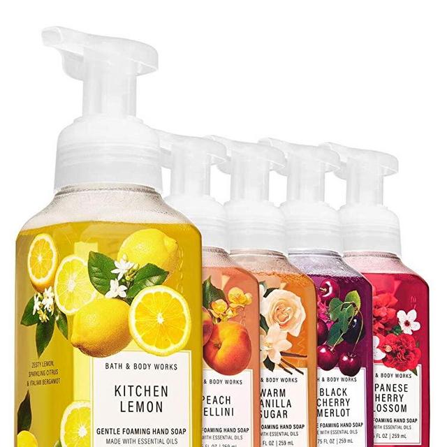 Bath and Body Works FRESH AND BRIGHT Foaming Hand Soaps - Set of 5 Gentle Foaming Soaps