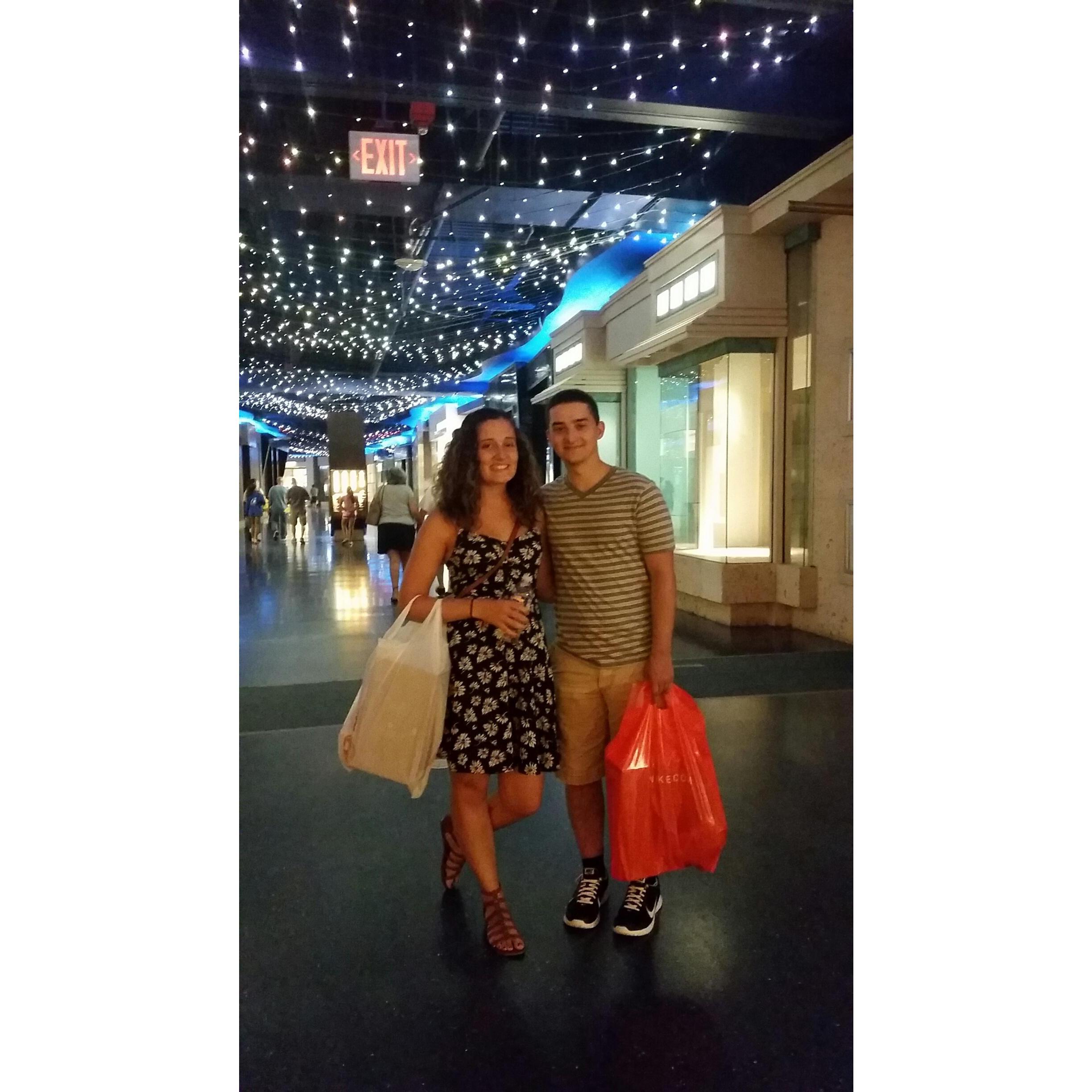 Our first vacation together to New Jersey