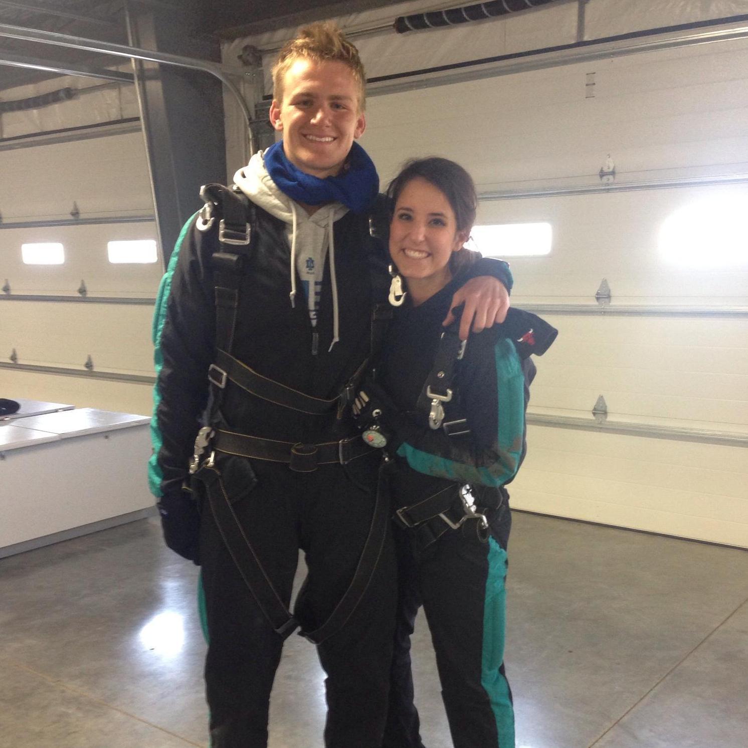 Our first Valentine's Day - Skydiving!