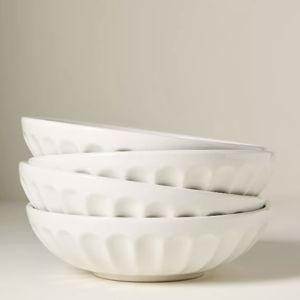 The Latte Stoneware Pasta Bowls, Set of 4: Amelie Edition