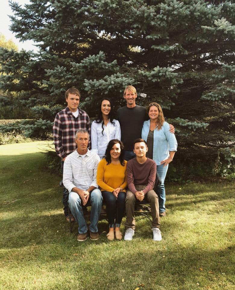 Eric and Alicia with his Dad and Stepmom Mary and (left to right) Dylan, Meaghan and Brody