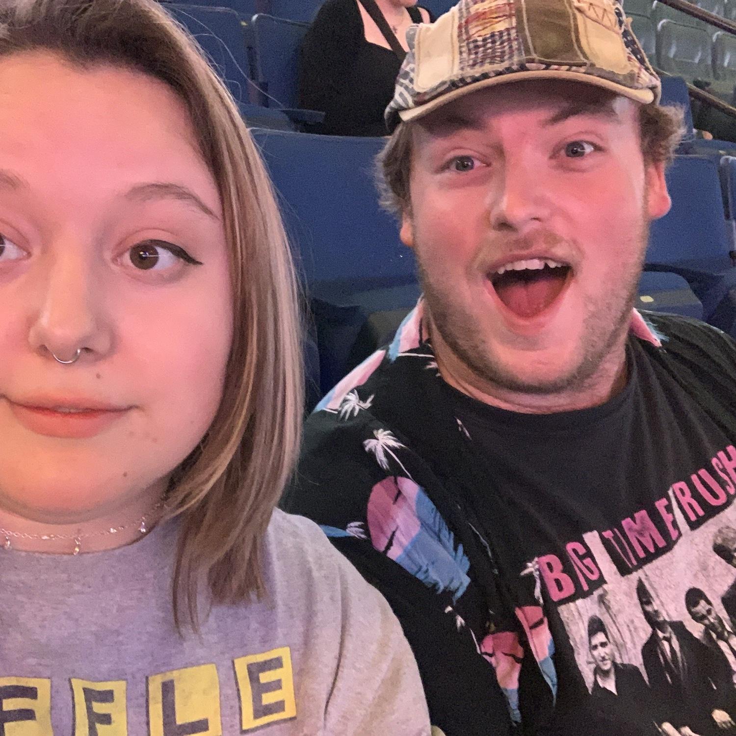 We almost always take one usual selfie at each concert we go to. We have seen so many of our favorite bands with each other! This was taken at a Jonas Brothers’ concert.