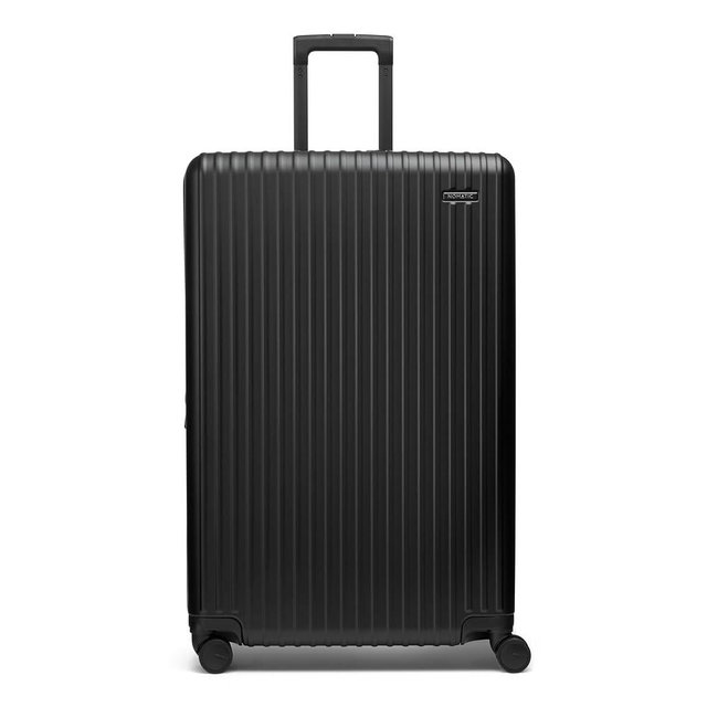 NOMATIC METHOD Roller Luggage: METHOD Check-In Roller Luggage, Premium Heavy-Duty Checked Luggage - Expandable Deep Suitcase with Compression Straps - Hard Case Luggage for Men and Women (Black)