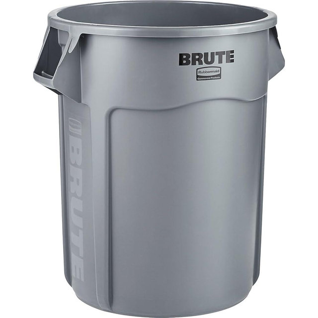 Rubbermaid Commercial 265500GY Round Brute Container Plastic 55 gal Gray